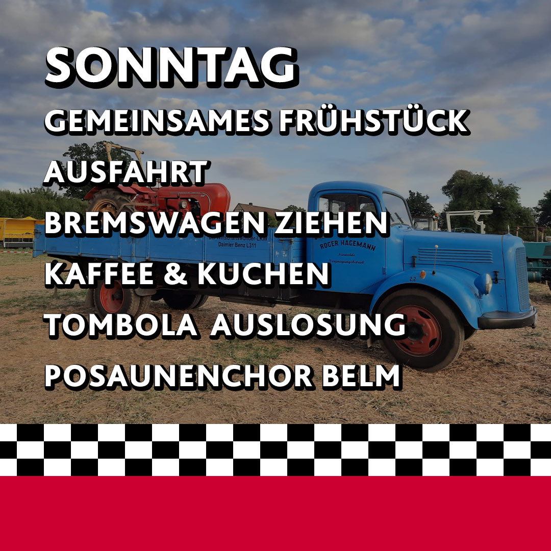 Programm Sonntag